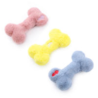 Juguete Para Perros Y Gatos Diseño De Hueso De Peluche Interactivo Accesorios Para Mascotas Fleece Material Juguetes Para Animales De Compañía - details 7