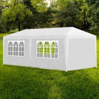 vidaXL Tienda de Fiesta con 6 Paredes de Jardín Acero Polietileno Carpa Color Azul,  Blanco,  Antracita y mas - details 1