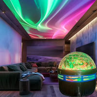 Proyector De Luz Nocturna LED Northern Lights Con Control Remoto Y 7 Modos RGB Para Habitación De Niños Fiesta KTV Incluye Cable USB - details 6