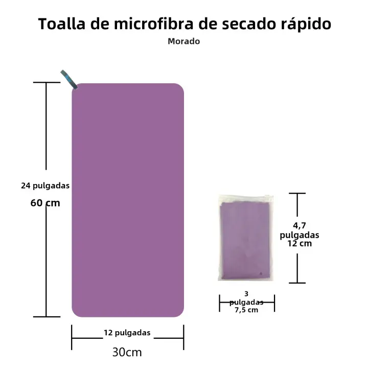 Toalla De Playa Absorbente Y Secado Rápido MUTAO De Microfibra Para Yoga Natación Y Senderismo 7 Colores Suave Y Transpirable - 1