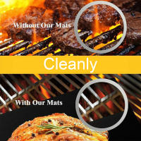Mantel De Barbacoa No Pegajoso 4Pcs Herramientas De Cocina Resistentes Al Calor Fácil De Limpiar Para Asar Y Hornear - details 0