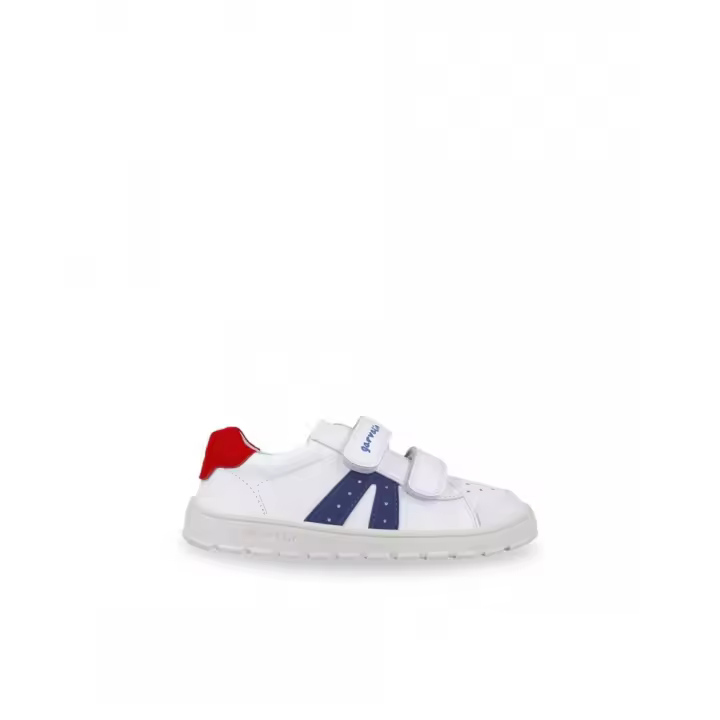 Zapatillas deportivas niño GARVALIN 252507 A057 DEPORTIVO VELCROS PICADOS BLANCO Y AZUL 35350 25V - 1