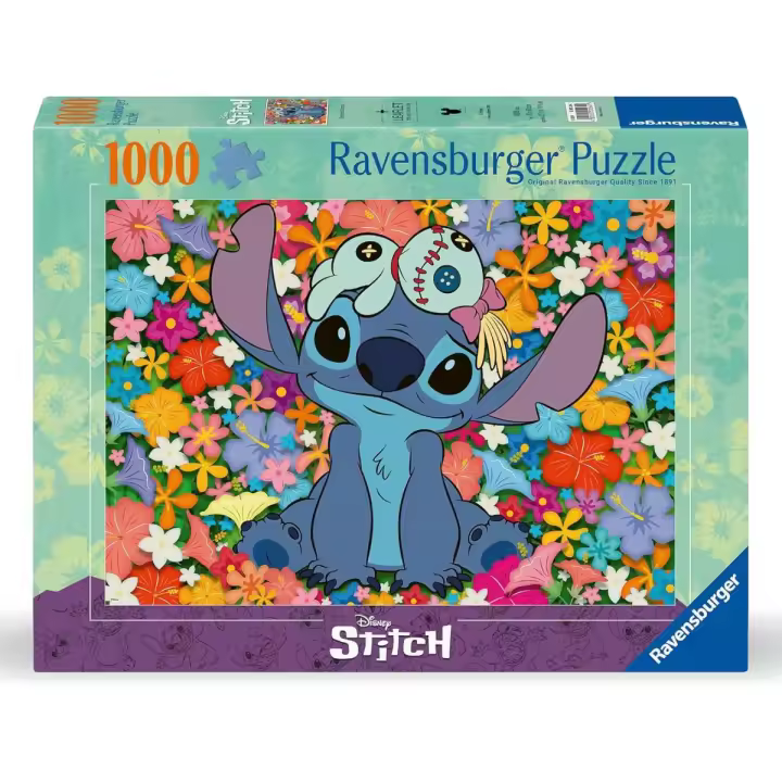 RAVENSBURGER PUZLE DISNEY STITCH 1000 PIEZAS, 01264, TIENDA CON LICENCIA OFICIAL - 1