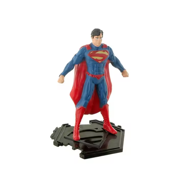 Minifigura de Superman Comansi - Figura DC Comics Superheroe Liga de la Justicia - 9 Cm - 1