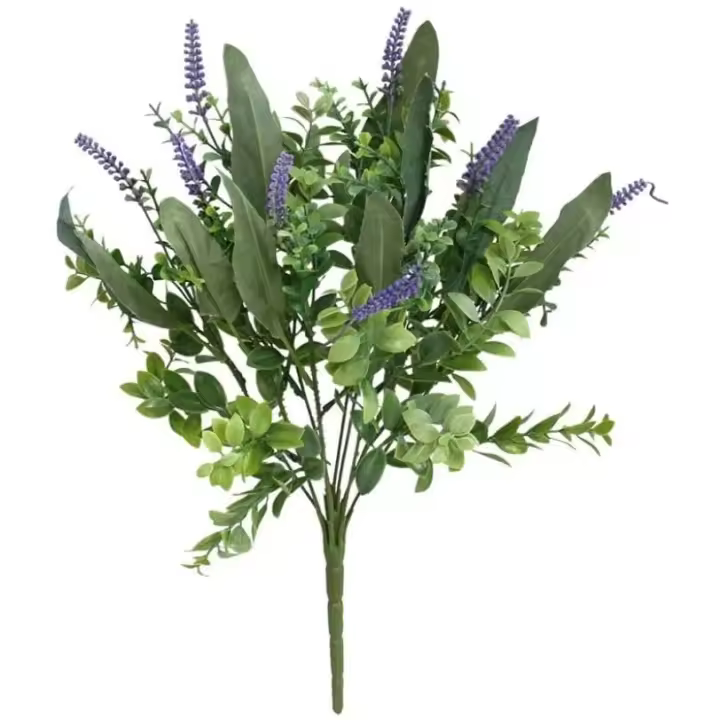 Gerimport Ramo Planta Artificial Lavanda Eucaliptus 43 Cm - Realista - 1