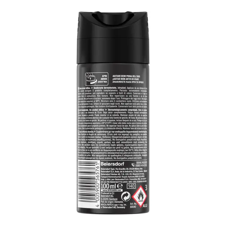 Higiene Nivea MEN BLACK & WHITE INVISIBLE desodorante vaporizador - 1