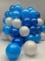 Pelotas Multicolores para Piscina y Parque Infantil, 5,5 cm, Sin BPA – Pack de 50 a 800 Unidades, Azul Nácar, Celeste y Perla | Bolas de Juego Seguro para Niños y Bebés, Ideales para Piscinas, Playground y Espacios Acuáticos - details 9