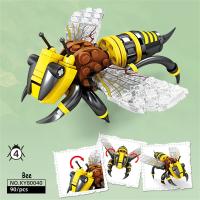 Juguetes De Bloques De Construcción Para Niñas Mariposa Coleccionables Modelos Duraderos Para Juego Y Educación Cucaracha Mantis Libélula - details 2