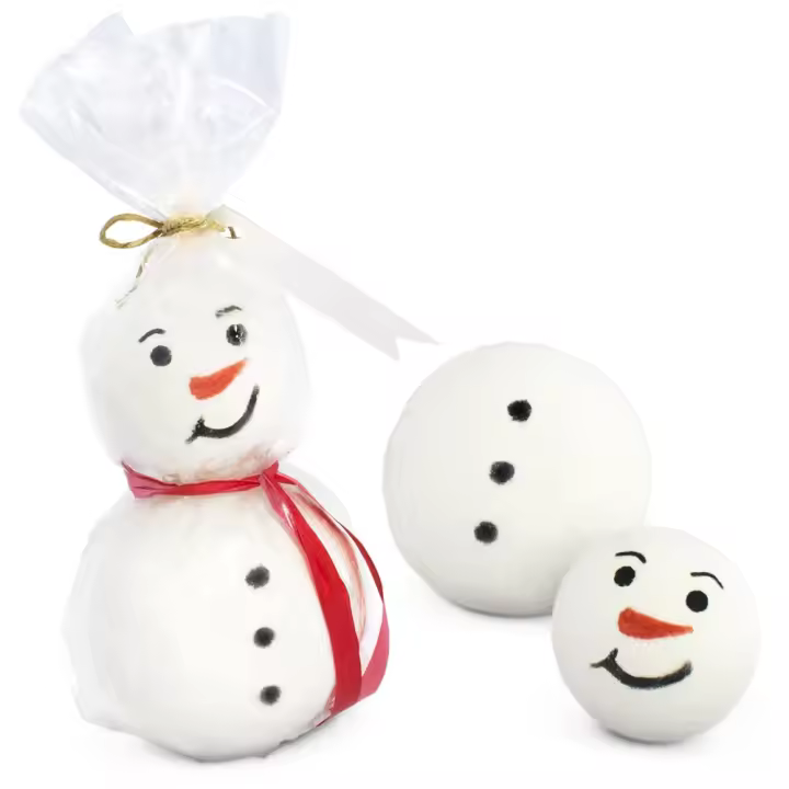 Kit de Creación de Bombas de Baño Muñeco de Nieve | Todo Incluido para un Baño Divertido y Relajante | Crea 5 Originales Bombas con Instrucciones Paso a Paso - 1