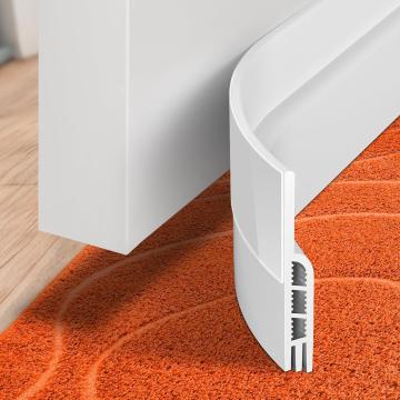 thumbnail image 2 of Flexible Door Bottom Seal Strip – 36" EVA, Soft Close, Noise Reduction, Made In USA 2 of 5
