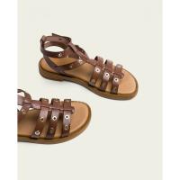 PORRONET 3126-008 Sandalias planas de Mujer 35859 25V SANDALIA ROMANA HEBILLAS MOKA - details 1