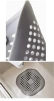 Tapón De Cepillado Para Baño Y Cocina Aluminio Y Silicona Filtro De Agua Para Lavabo Y Bañera Accesorios Del Hogar - details 2