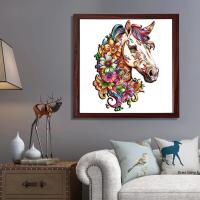 Rompecabezas De Madera Con Forma De Caballos Coloridos Juego De Puzzle Dificil Regalos Para Cumpleaños Para Niños Y Adultos - details 1