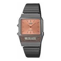 ​reloj unisex vintage digital analógico Casio AQ-800ECGG-4A Alarma cronógrafo correa de acero - details 0