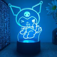 Luces Nocturnas 3D Ilusión 16 Colores Decoración De Habitación Con Control Remoto Kurome Regalo De Cumpleaños Y Navidad Para Niños - details 6