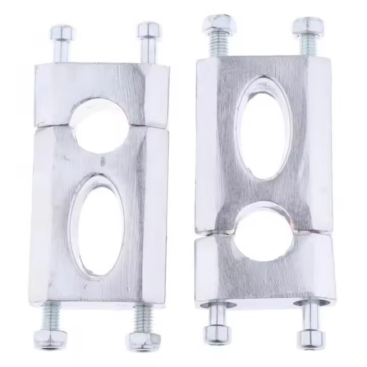 2x Extensor De Manillar Universal 7/8 22mm Para Bicicleta De Tierra Y ATV 110-125cc Instalación Fácil Y Usado Con Comodidad - 1