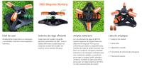 Aspersor de Jardín, actividad de pulverización, rotación automática de 360 Grados, aspersor de 3 Brazos para Sistema de Riego - details 2