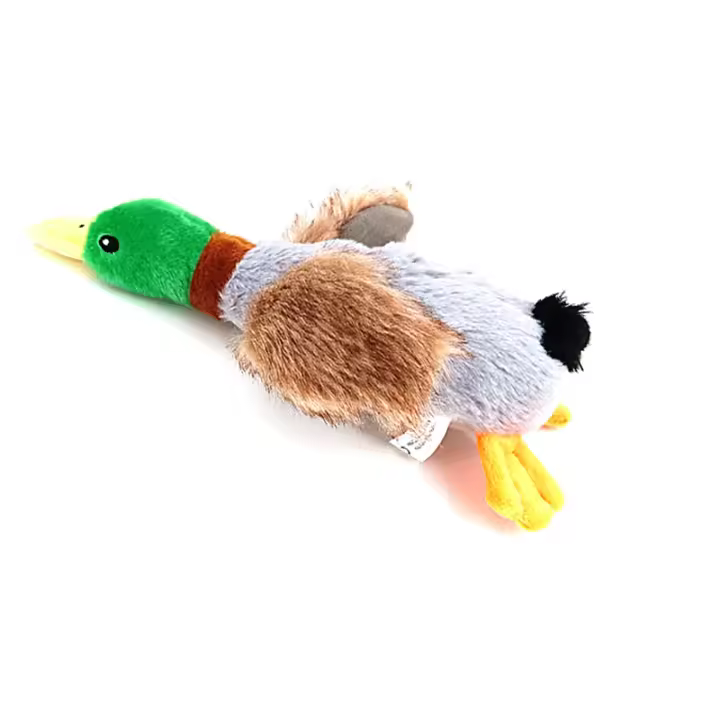 Juguete Masticable Para Perros Peluche Lindo Con Sonido De Pato Juguete Masticable De Animales Sueltos Para Limpieza Dental - 1