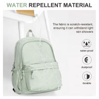 Mochila Para Laptop De Nylon Ligera Para Mujer Y Niña Estilo Casual Con Compartment Para Computadora Mochila Universitaria De Viaje Trabajo Y Escuela - details 5