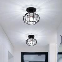 Luz De Techo Moderna Y Vintage En Oro Y Negro Con Vidrio Y Acero Luces De Lujo Para Decoración De Sala De Estar Cocina Fijador De Luz Decorativo - details 1