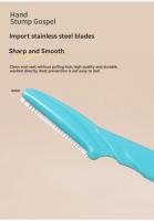 10 Pcs Cortauñas Seguridad Afeitadora Eliminación De Vello Para Mujer Maquillaje Recortador De Pestañas Cuchilla Portátil Afeitadora Facial - details 6