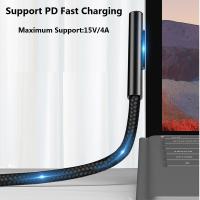 Cargador Rápido Por USB Tipo C 102W 15V 4A PD Para Microsoft Surface pro 7/6/5/4/3 Libro/Book 2 Adaptador De Alimentación Con Cable - details 1