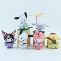 Caja Sorpresa Kawaii Sanrio Figura De Acción Cinnamoroll Pochacco Kuromi Juguete De Anime Modelo Muñeca My Melody Regalos Para Niños Y Adultos - details 12