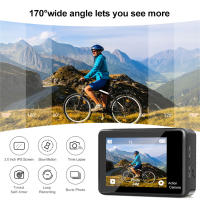Cámara de visualización de vídeo para el Aire Libre Cámara DE ACCIÓN impermeable 170 ° Gran Angular Len Pantalla dual - details 4