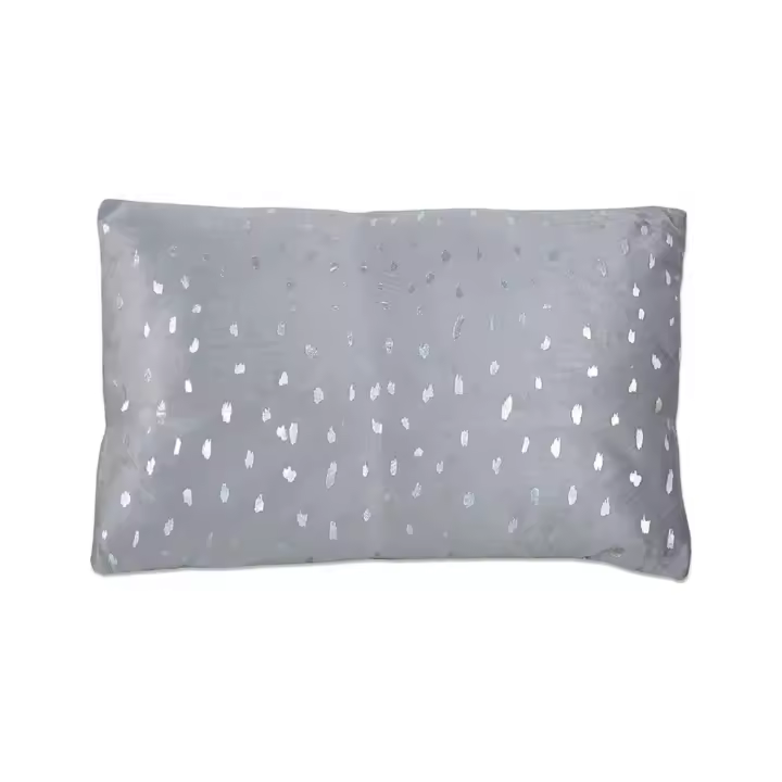 Cojín Gris Plateado con Relleno 380 Gr Geneve - Diseño Moderno - 1