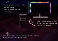 Luz LED De Tira Inteligente Ambiental Para TV Y PC Sincronización De Pantalla RGB Color De Sueño DIY Fiesta Juego Decoración De Fiestas Ramadan - details 4