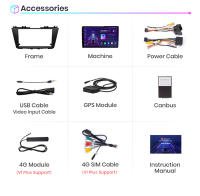 Junsun Android 13 inalámbrico CarPlay Android Auto Radio para MAZDA 5 2010 2011 2012 2013 2014 2015 coche Multimedia navegación GPS autorradio - details 23