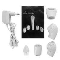 Kemei KM-2199 Set De Cuidado Para Mujeres 5 En 1 Shave Corporal Completo Limpieza Facial Masaje Epilador Painless Recargable - details 3