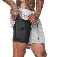 Shorts De Running Para Hombre Verano 2 En 1 Deporte Fitness Entrenamiento Secado Rápido Pantalones De Gimnasio Shorts Deportivos - details 4