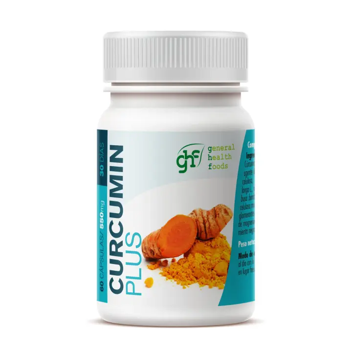 Ghf Curcumin Plus 60 Cápsulas 550Mg - 1