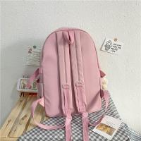 Mochila Kawaii De Japón Para Niñas De Escuela High School Con Múltiples Bolsillos Mochila Harajuku Para Mujeres De Nylon Resistente Color Negro Azul Blanco Rosa Morado - details 14