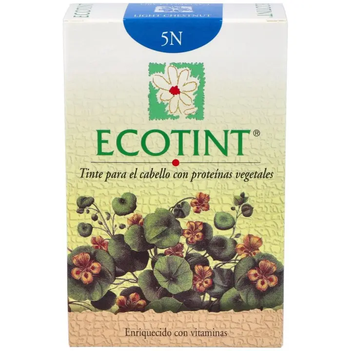 Ecotint Tinte Cabello 5N Castaño Claro 130Ml - 1