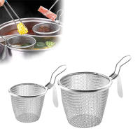 Cestería De Malla De Acero Inoxidable Para Cocinar Al Vapor Enjuague Freír Colador De Verduras Hot Pot Tamaño Grande Resistente Al Calor - details 3