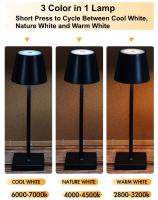 Lámpara De Noche LED Recargable USB En Forma De Setas Con Interruptor Táctil 3 Colores Para Decoración De Restaurantes Habitaciones Clubes Bares Cafés - details 4