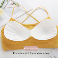Top Deportivo Para Mujer Con Tirantes Cruzados Push up Yoga Gimnasio Crop Top Fitness Transpirable Beauty Back Brassiere - details 2