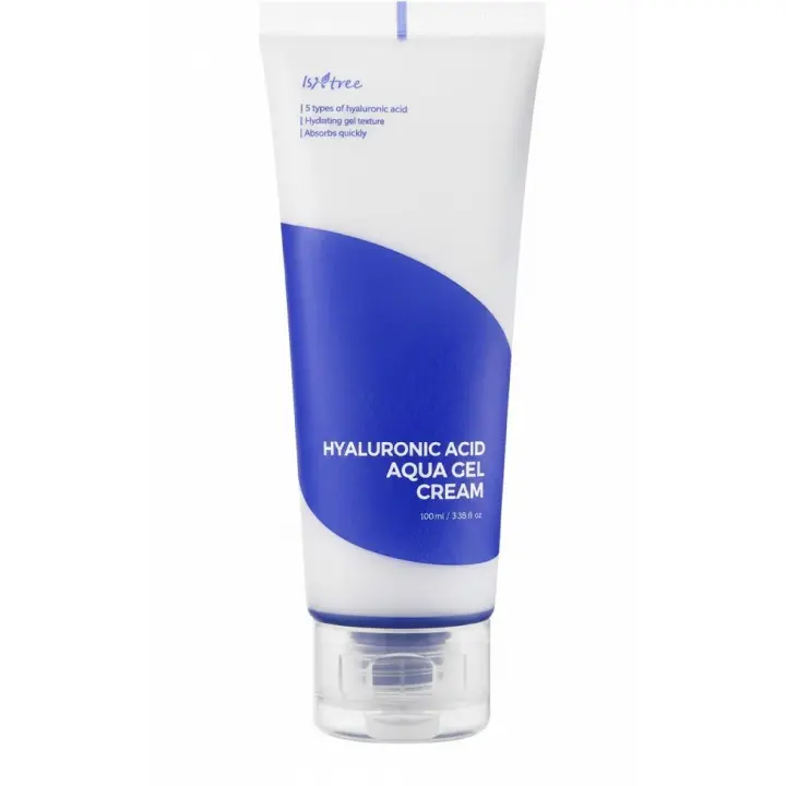 Crema Hidratante Facial para Piel Mixta y Grasa con Ácido Hialurónico - Isntree Hyaluronic Acid Aqua Gel Cream 100ml - 1