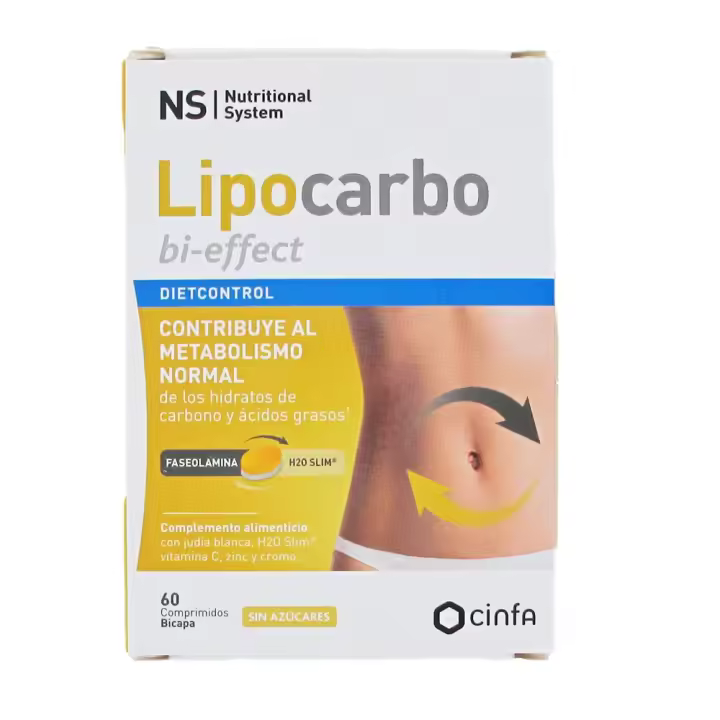Cinfa  Ns lipocarbo bi-effect 60 comprimidos bicapa - 1