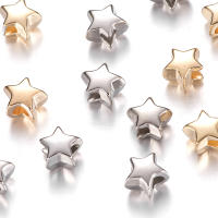 50pcs Cuentas De Estrella Mixtas De 10mm Con Agujero Grande Cuentas De Espaciador Plástico Para Fabricación De Joyas Pulseras Y Bordado - details 2