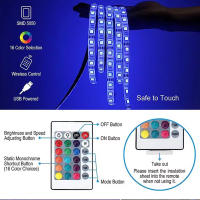 Tiras LED RGB Bluetooth Control Para TV Y Decoración De Habitaciones Y Fiestas 5V Tapa De TV Lámpara Inteligente Para Decoración De Bodas - details 7