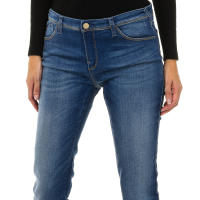 Armani-Pantalón Largo Tejano Efecto Gastado 3Y5J28-5D0ZZ para Mujer