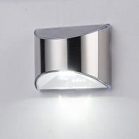 PORCHEDDU Paquete de 4 Luces Solares de pared para Exterior, impermeable, para Terraza, Valla, Escalera, Jardín, patio, barandilla, LED Blanco Cálido - details 12