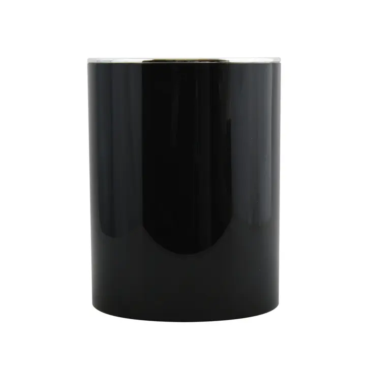 Cubo de basura 6 litros para baño MSV de plastico en color negro 18 x 24,2 cm - 1