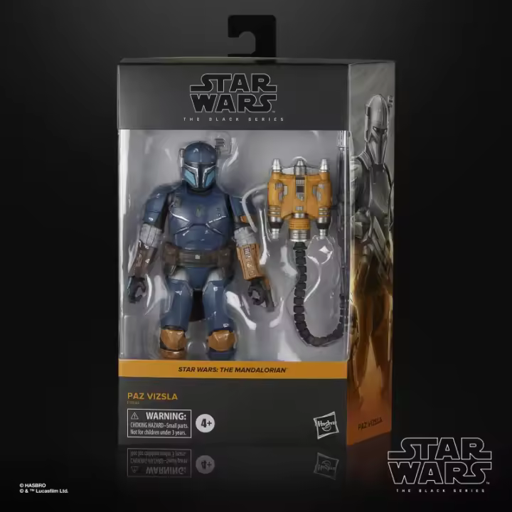 Figura hasbro star wars the black series the mandalorian paz vizsla - 1