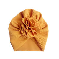 Turbante Para Bebé Niña Bonnet De Cabeza Suave Con Flor Lindo Sombrero Ajustable Para Niños Recién Nacidos Foto Hat Polyester - details 11