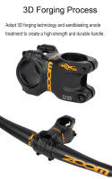 ZOOM XOX Tímbrido De Bicicleta -3 Grados 3D Forjado Integrado 40/50/60mm Adecuado Para Tubo De Cabeza Del Frente De 28.6mm - details 1
