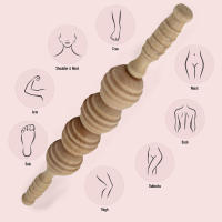 Masajeador De Madera Manuales Para Alivio Del Músculo Herramienta De Terapia Corporal Rodillo De Masaje Para Celulitis Trigger Point Stick - details 8